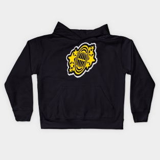 Logotype Embroidery Effect Kids Hoodie